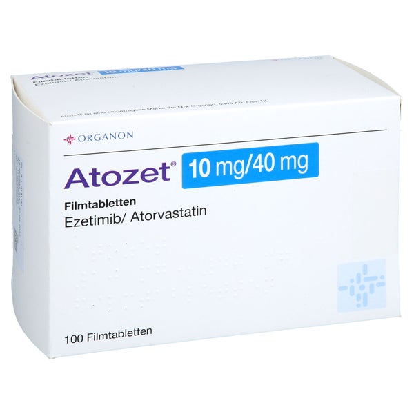 Atozet 10 Mg/40 Mg Filmtabletten 100 St