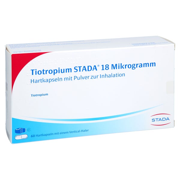 Tiotropium Stada 18 µg Hkp.m.plv.z.inh.+inhaler 60 St