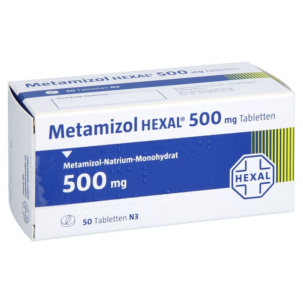 Metamizol Hexal 500 Mg Tabletten 50 St