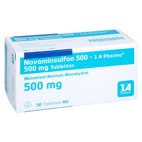 Novaminsulfon 500-1a Pharma Tabletten 50 St