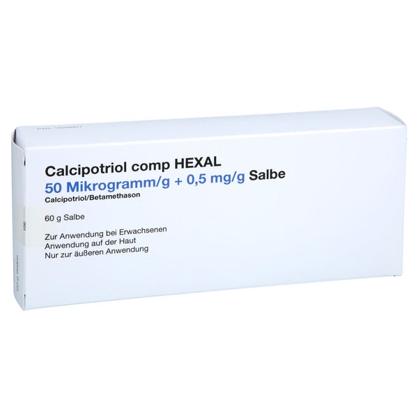 Calcipotriol Comp Hexal 50 µg/g + 0,5 Mg/g Salbe 60 g