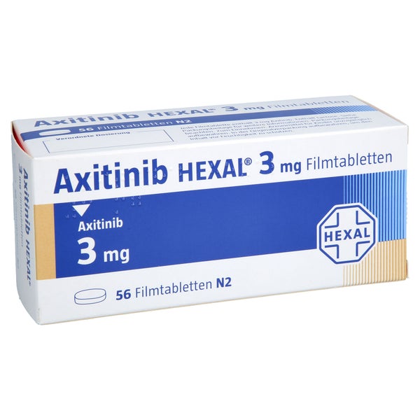 Axitinib Hexal 3 Mg Filmtabletten 56 St