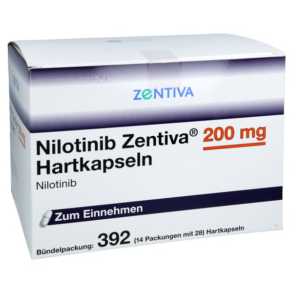 Nilotinib Zentiva 200 Mg Hartkapseln 392 St