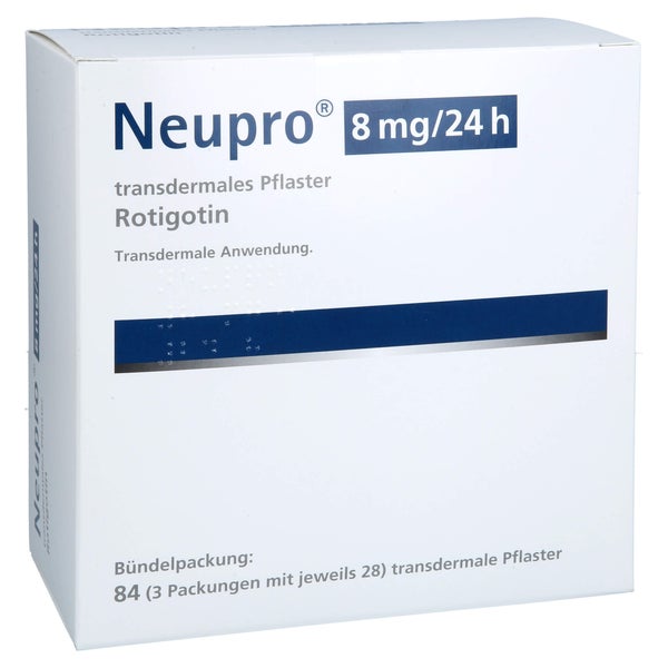 Neupro 8 Mg/24 H Transdermale Pflaster 84 St