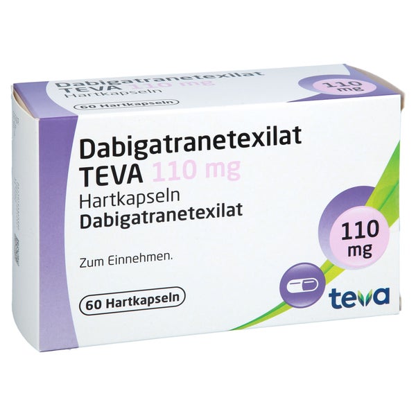 Dabigatranetexilat Teva 110 Mg Hartkapseln 60 St