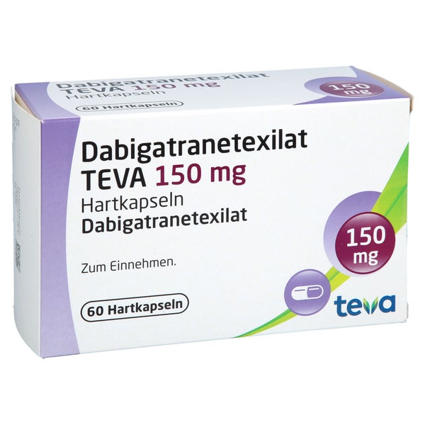 Dabigatranetexilat Teva 150 Mg Hartkapseln 60 St