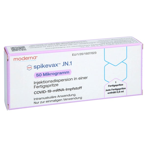 Spikevax Jn.1 50 µg Inj.-dispersion Fertigspritze 1X0,5 ml