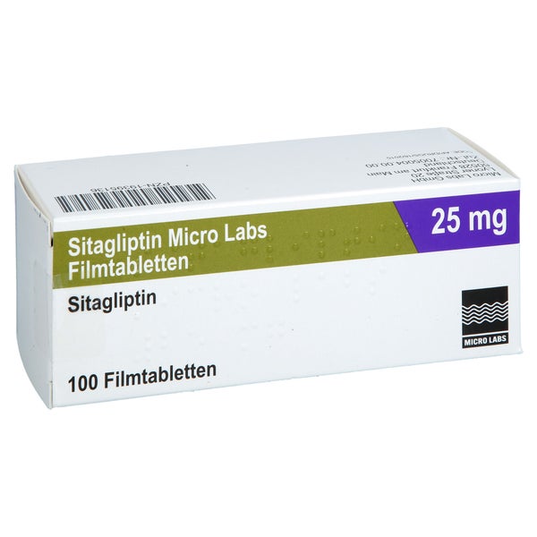 Sitagliptin Micro Labs 25 Mg Filmtabletten 100 St