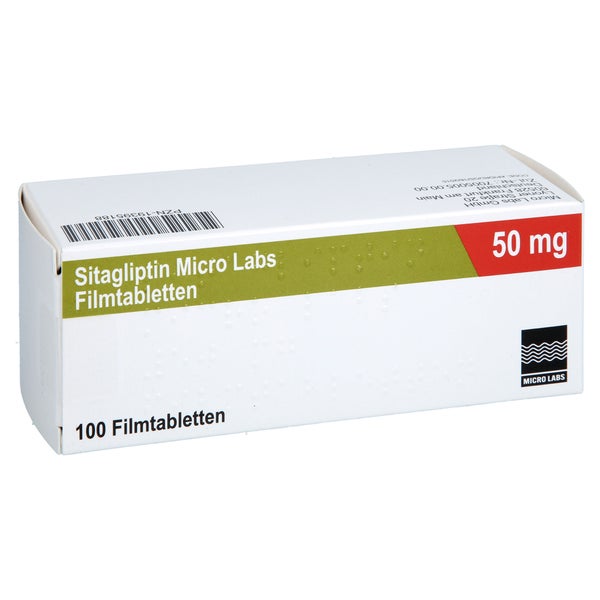 Sitagliptin Micro Labs 50 Mg Filmtabletten 100 St