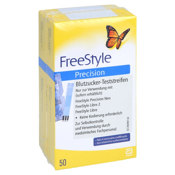 Freestyle Precision Blutzucker Teststr.o.codierung 100 St