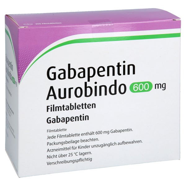 Gabapentin Aurobindo 600 Mg Filmtabletten 200 St