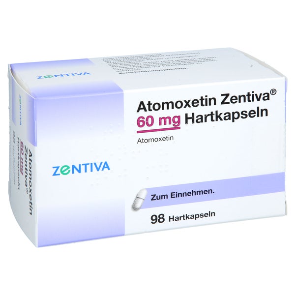 Atomoxetin Zentiva 60 Mg Hartkapseln 98 St