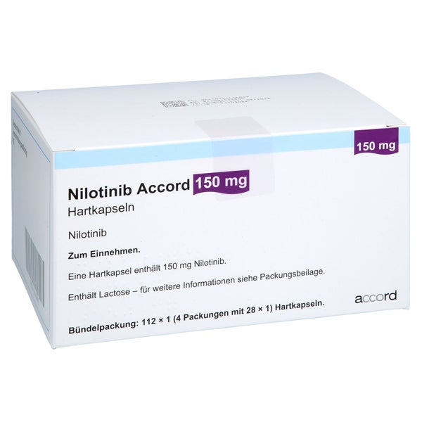 Nilotinib Accord 150 Mg Hartkapseln 4X28 St