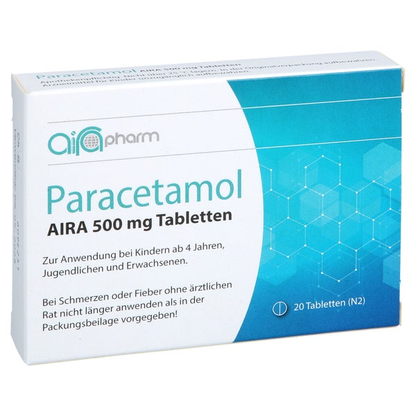Paracetamol Aira 500 Mg Tabletten 20 St