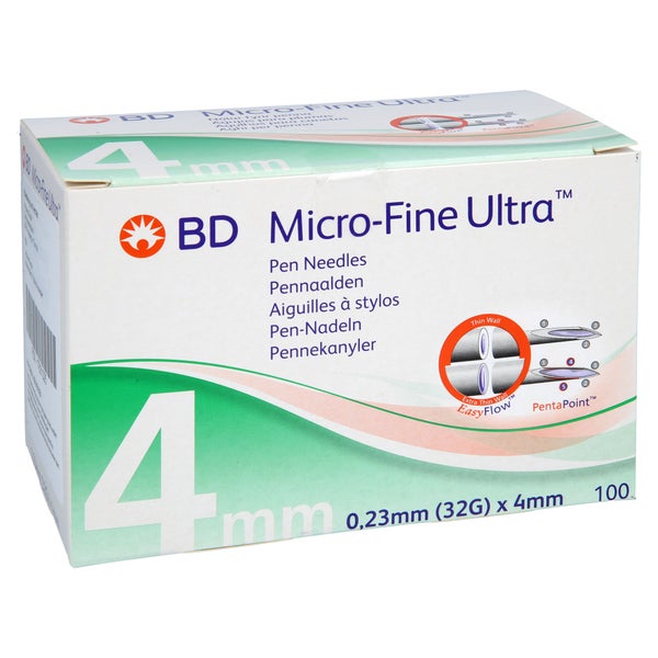Bd Micro-fine Ultra Pen-nadeln 0.23x4 Mm 32g 105 St