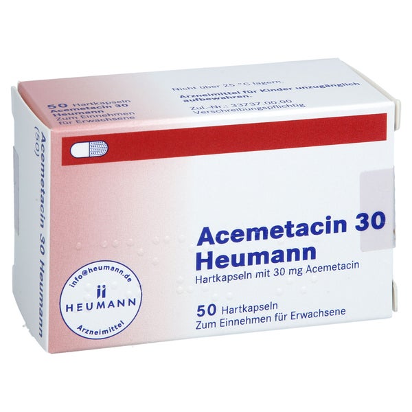 Acemetacin 30 Heumann Hartkapseln 50 St