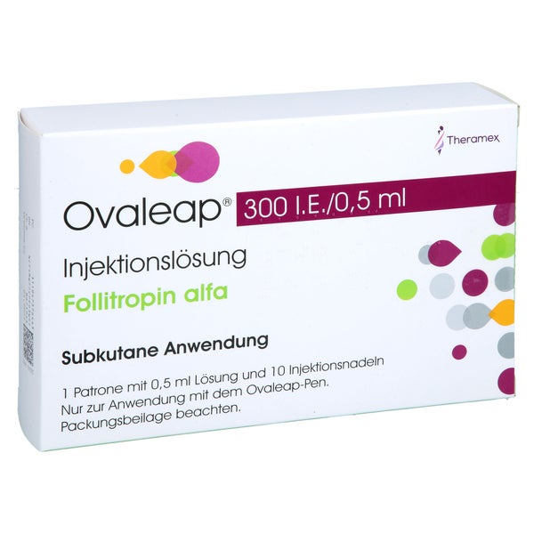 Ovaleap 300 I.e./0,5 Ml Zyl.amp.+ 10 Pen Inj.nad. 1 St