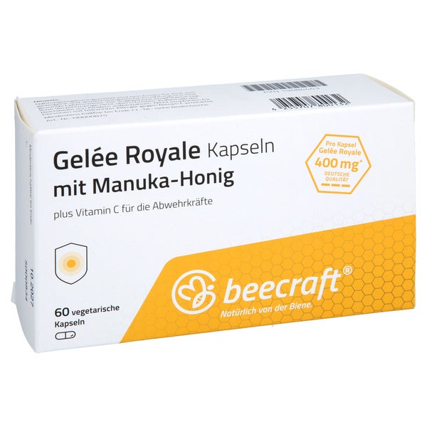 Beecraft Gelee Royale Kapseln Mit Manuka-honig 60 St