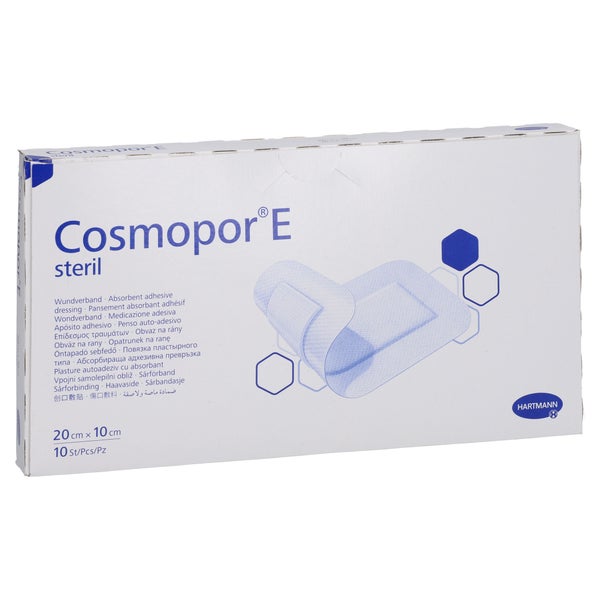 Cosmopor E Steril Wundverband 10x 20 Cm 10 St