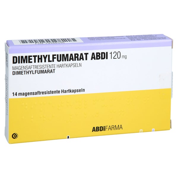 Dimethylfumarat Abdi 120 Mg Magensaftres.hartkaps. 14 St