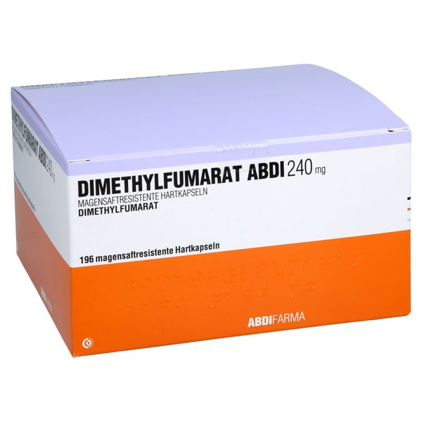 Dimethylfumarat Abdi 240 Mg Magensaftres.hartkaps. 196 St