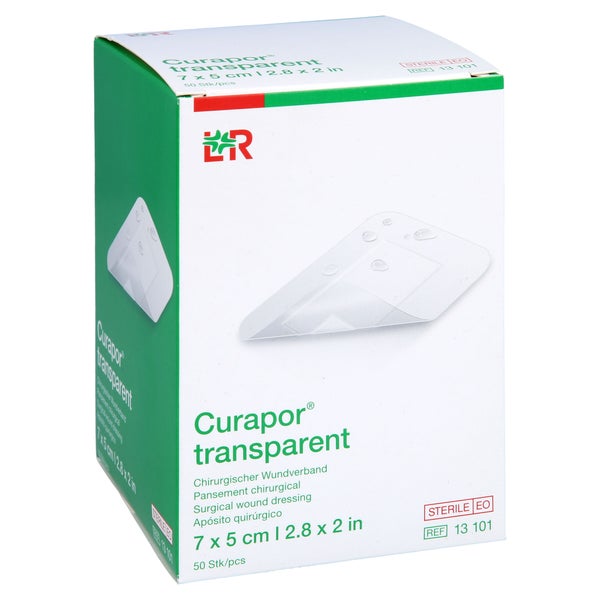 Curapor Wundverband Steril Transparent 5x7 Cm 50 St