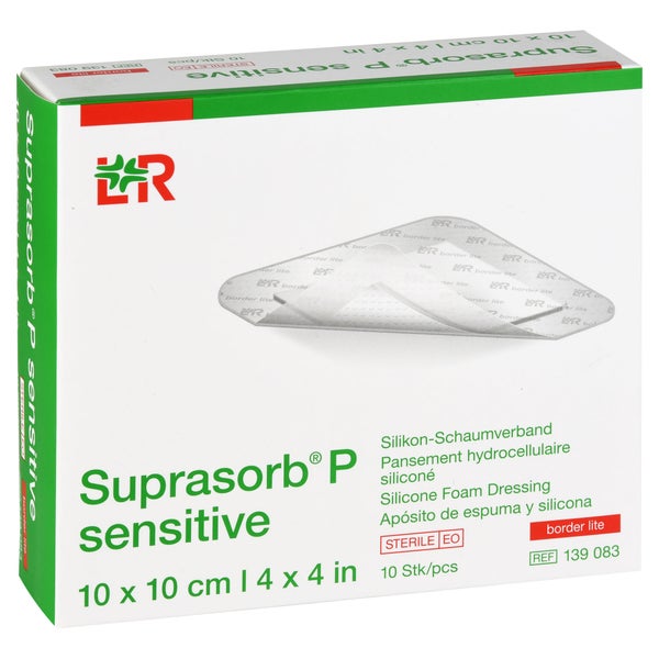Suprasorb P Sensitive Pu-schaumv.bor.lite 10x10cm 10 St