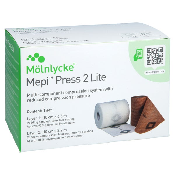 Mepi Press 2 Lite Komp.sys.10cm Knöchelumf.18-32cm 1 St