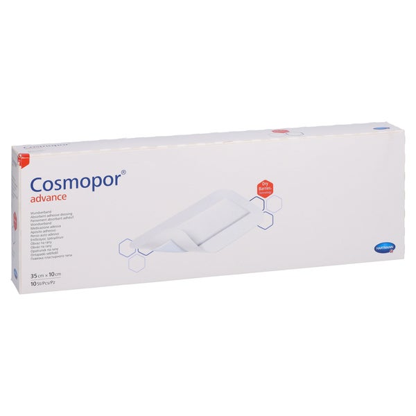 Cosmopor Advance Wundverband 10x35 Cm 10 St