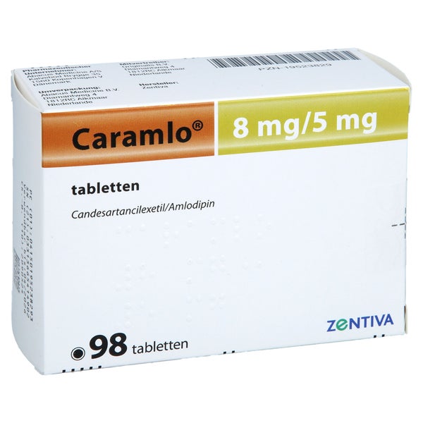 Caramlo 8 Mg/5 Mg Tabletten 98 St