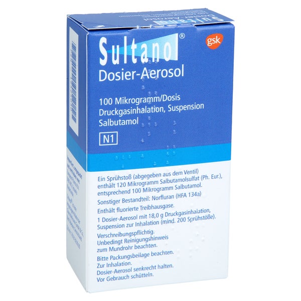 Sultanol Dosier Aerosol 200 Hub 1 St