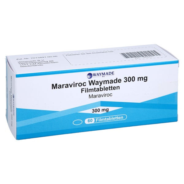 Maraviroc Waymade 300 Mg Filmtabletten 60 St