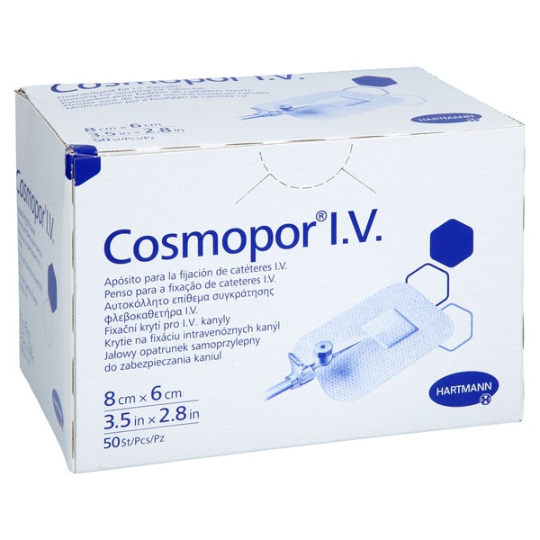 Cosmopor I.v. Kanülenfixierverband 6x8 Cm 50 St