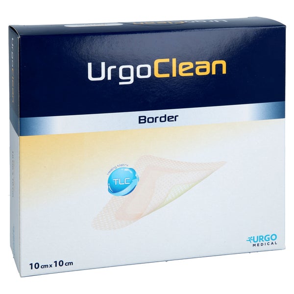 Urgoclean Border 10x10 Cm Wundauflage 10 St