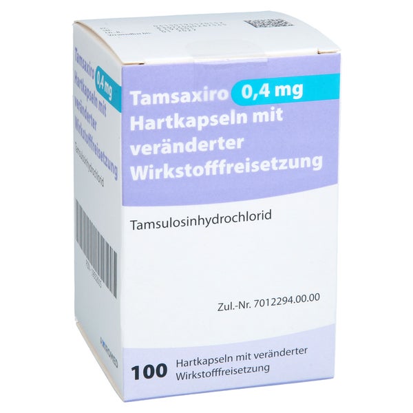 Tamsaxiro 0,4 Mg Hartkaps.m.veränd.wirkst.-frs. 100 St