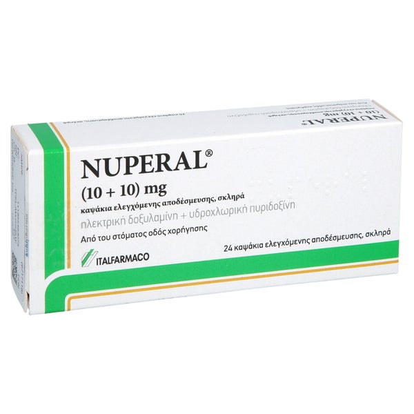 Nuperal 10 Mg/10 Mg Hartk.m.veränd.wirkst.-frs. 24 St