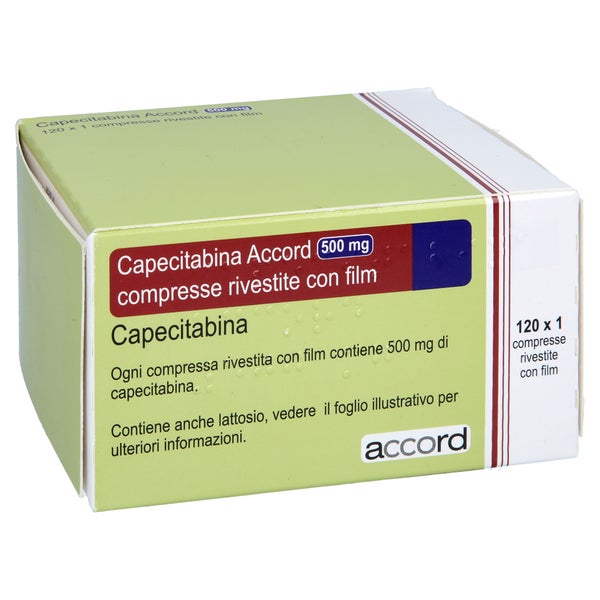 Capecitabin Accord 500 Mg Filmtabletten 120X1 St