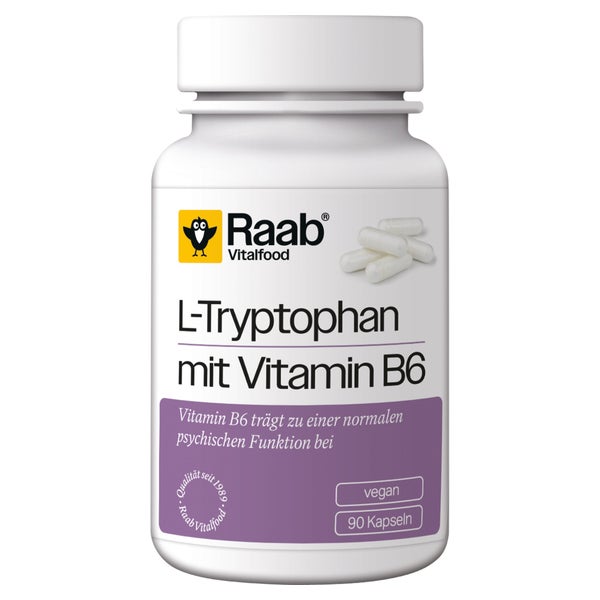 Raab Vitalfood L-tryptophan Mit Vitamin B6 Kapseln 90 St