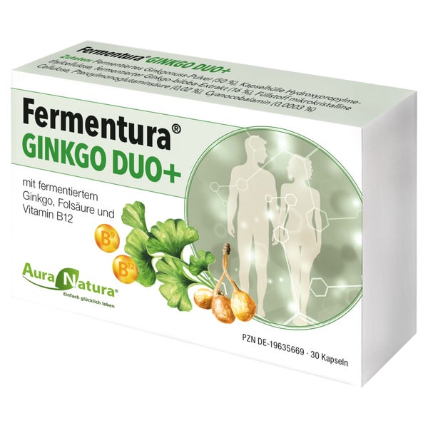 AuraNatura Fermentura Ginkgo Duo+ 30 St