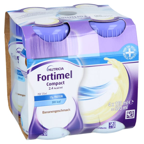 Fortimel Compact 2.4 Kcal Bananengeschmack 4X125 ml