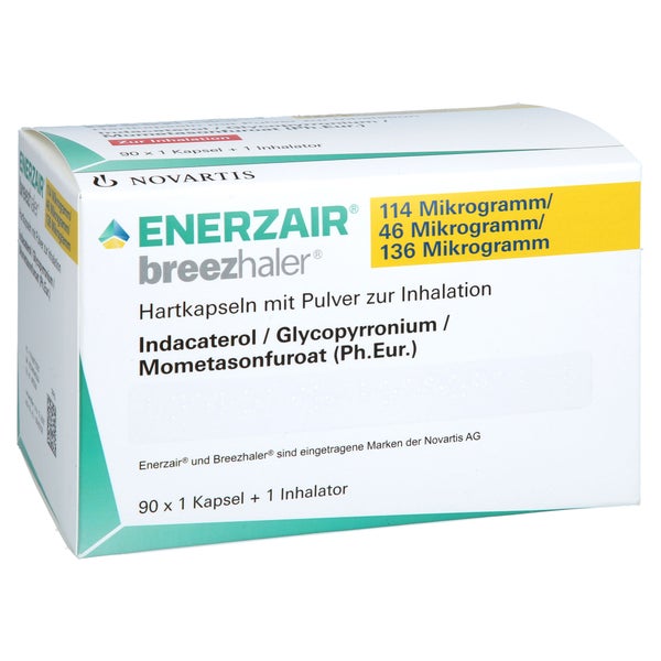 Enerzair Breezhaler 114µg/46µg/136µg Hkp.p.z.inh. 90 St