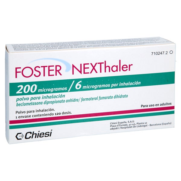 Foster Nexthaler 200/6 µg 120 Ed Inhalationspulver 1 St