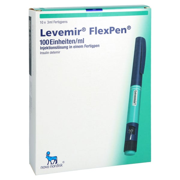 Levemir Flexpen 100 Einheiten/ml Inj.-l.fertigpen 10X3 ml