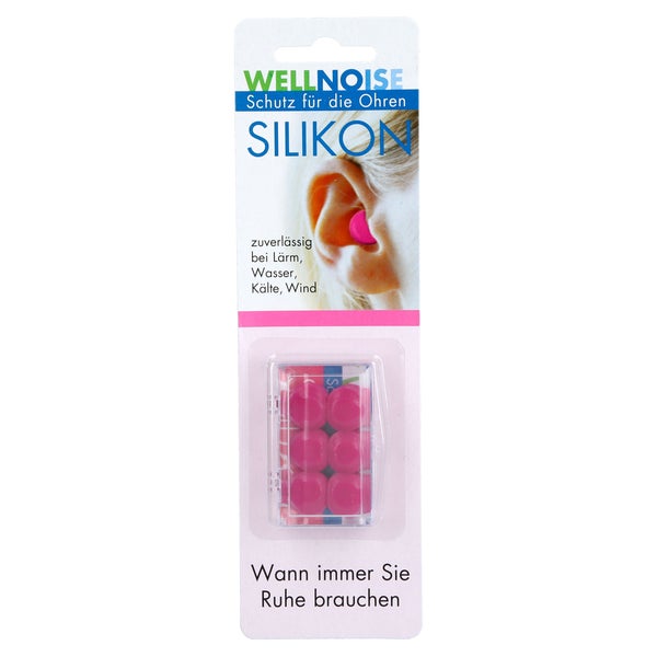 Wellnoise Ohrenstopfen Pink Blister 3X2 St