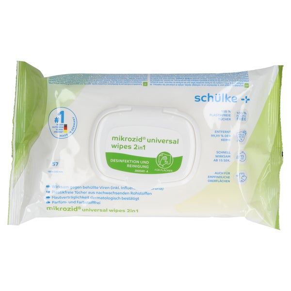 Mikrozid Universal Wipes 2in1 Flächendes. 57 St