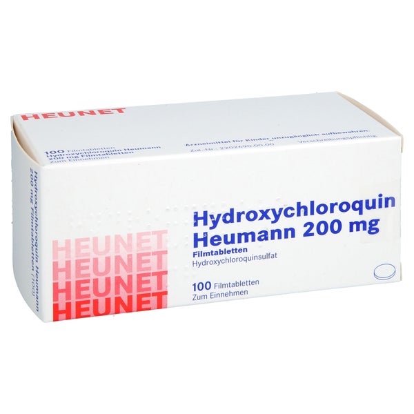 Hydroxychloroquin Heumann 200 Mg Filmtabl.heunet 100 St