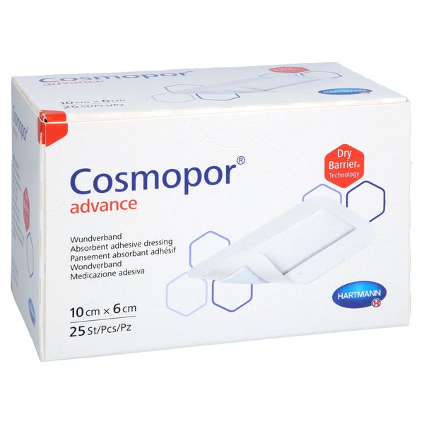 Cosmopor Advance Wundverband 6x10 Cm 25 St