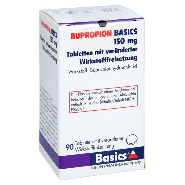 Bupropion Basics 150 Mg Tab.m.verä.wst.-frs. 90 St