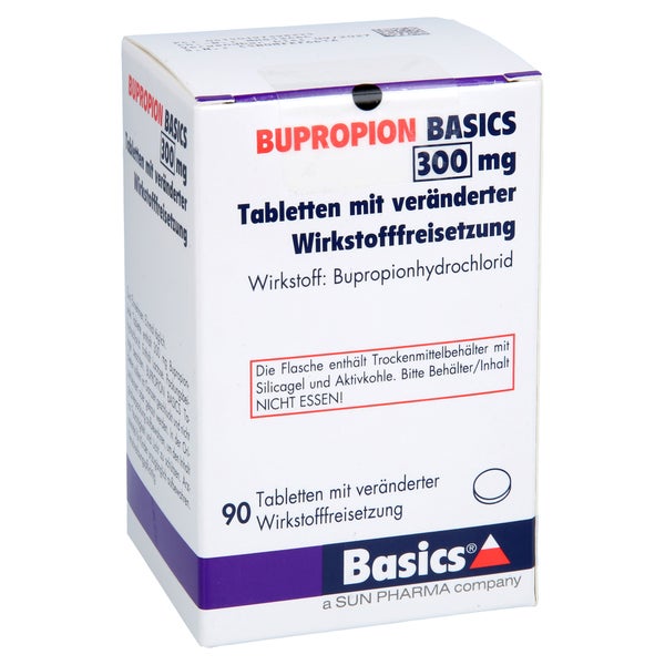 Bupropion Basics 300 Mg Tab.m.verä.wst.-frs. 90 St
