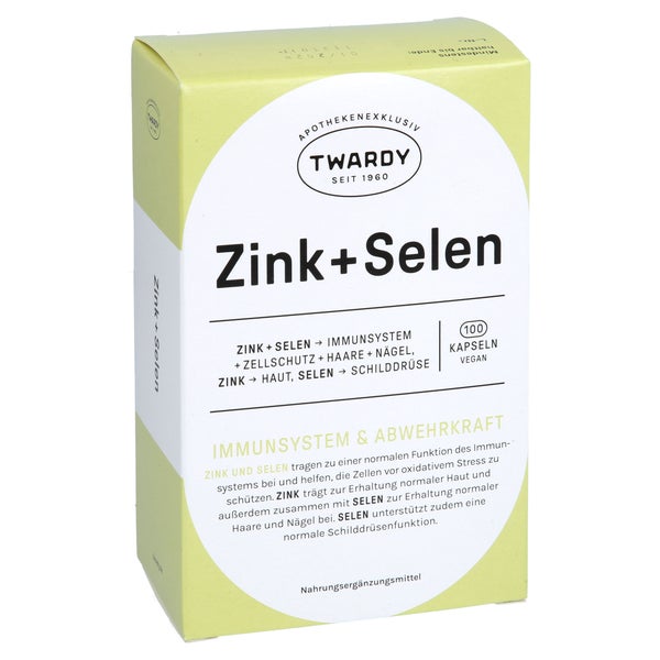 Zink+selen Kapseln Vegan 100 St